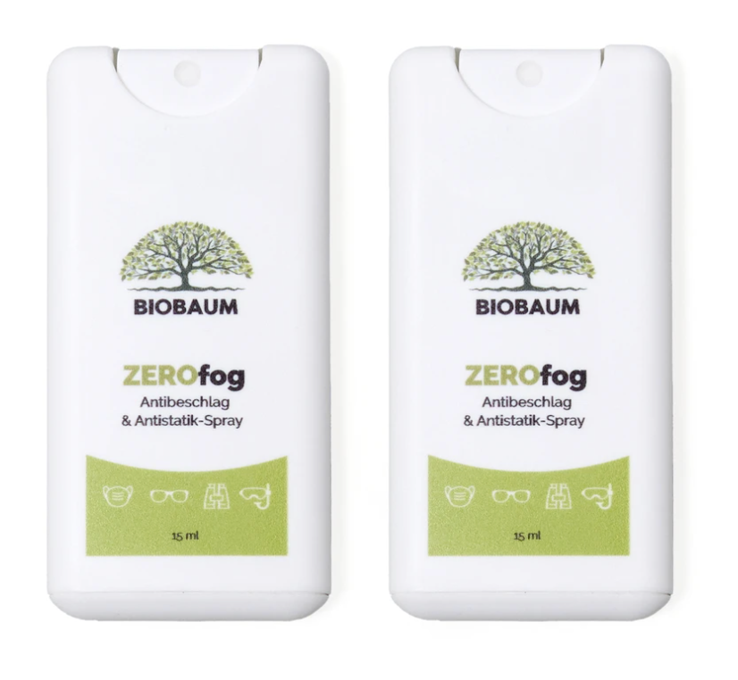 Antibeschlagspray Brille 2x BIOBAUM "ZEROfog" (Vorteilspack) 15ml